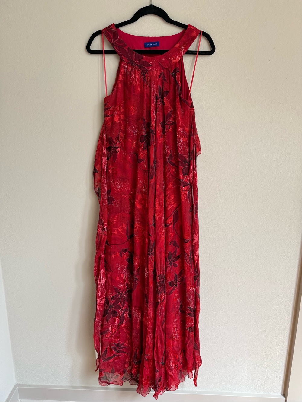 Sacha Drake Red Floral Maxi Dress